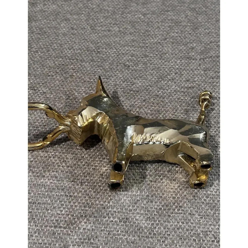 Vintage Scottish Terrier Scottie Dog Figural Corkscrew Metal Wine Bottle Opener